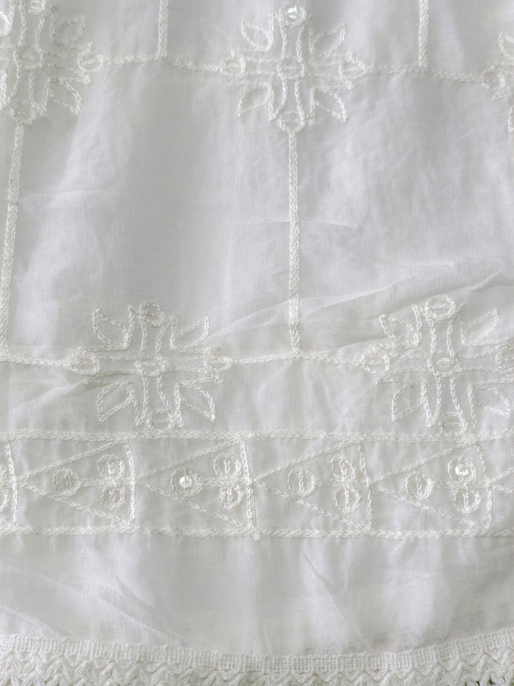The 'Ivory & Earth' Edit: Sheer Designer Dupatta