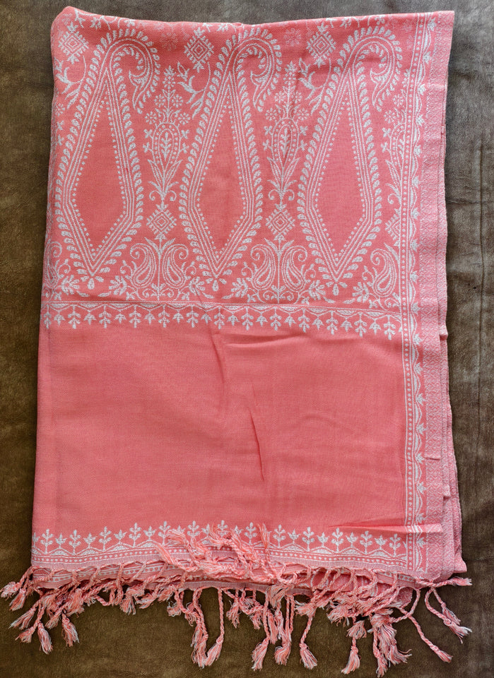 Peach Whisper – Soft Woven Stole